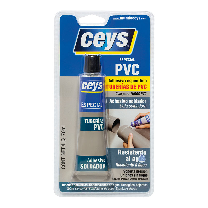Adhesivo CEYS especial tuberías de PVC, 70ml | Ferreterías cerca de ti -  Cadena88