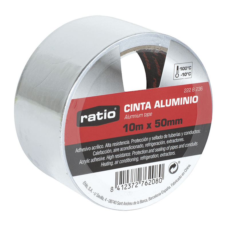 Cinta de aluminio RATIO 50 mm | Ferreterías cerca de ti - Cadena88