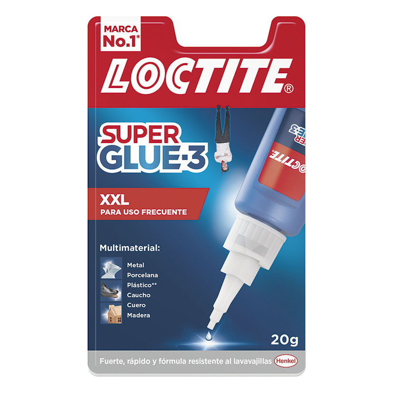 Loctite Super Glue-3 Profesional Adhesivo instantáneo de alto rendimiento 20gr