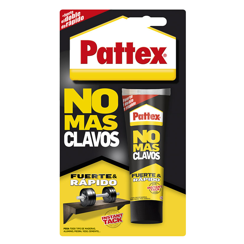 Pattex No Más Clavos Adhesivo de montaje color blanco en formato botella  100gr