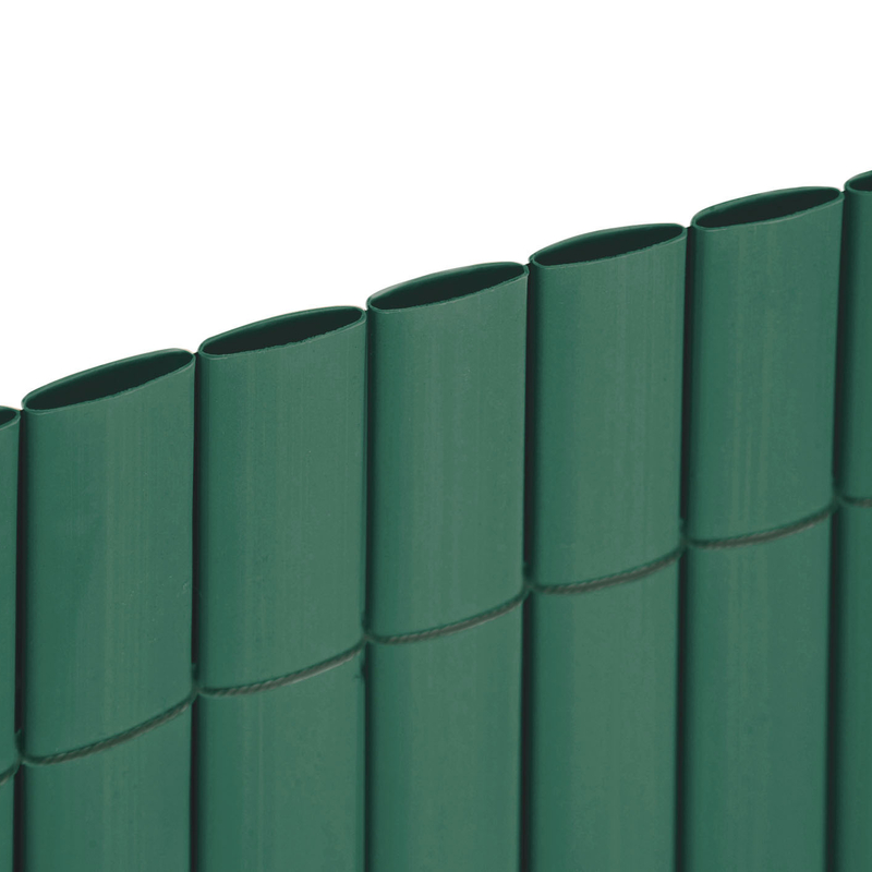 Cañizo PVC verde doble cara - Monomat Materiales