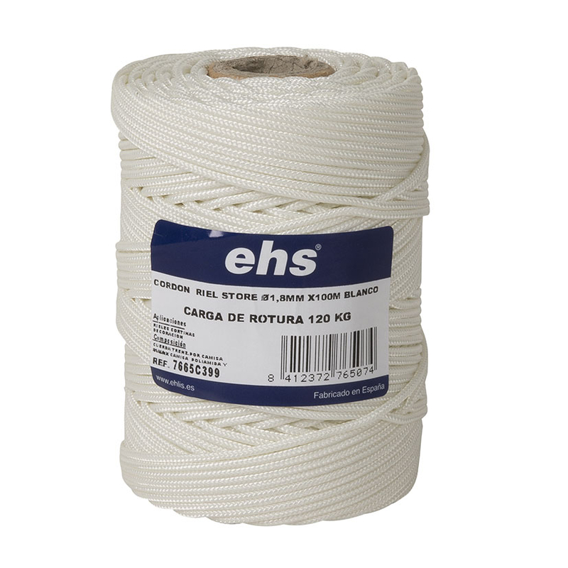 Cordón rieles de cortina EHS blanco 1,8mm | Ferreterías cerca de ti -  Cadena88