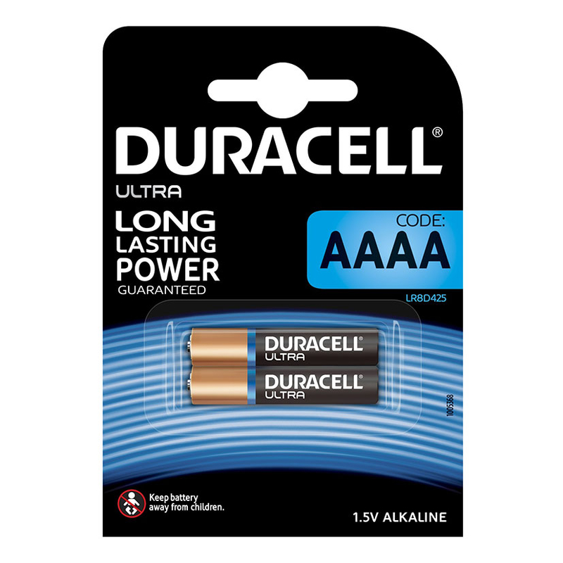 Pila alcalina AAAA (LR8D425) DURACELL Gama Ultra Power. 20 unidades